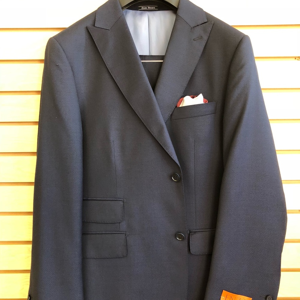 Navy Blue ENZO Suit 44/38 R